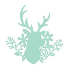 floral reindeer