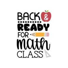 back ready for math class