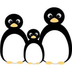 penguin family