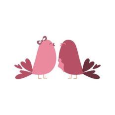 valentine's day birds