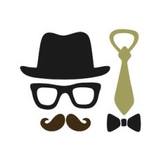 hat and tie