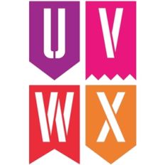 banner letters uvwx