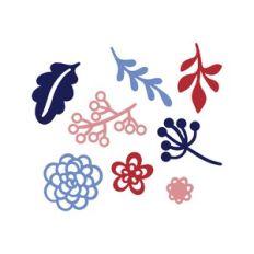 4th of july - floral elements