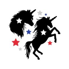 4th of july horses