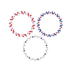 4th of july monogram frames