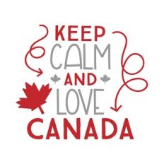 keep calm and love canada