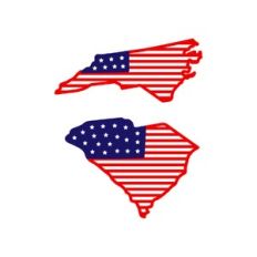stars and stripes: north carolina - south carolina