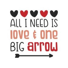 all i need is love and one big arrow