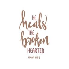 he heals the broken hearted