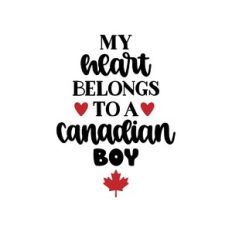 my heart belongs to a canadian boy