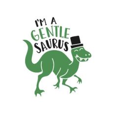 i'm a gentle saurus