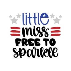 little miss free to sparkle