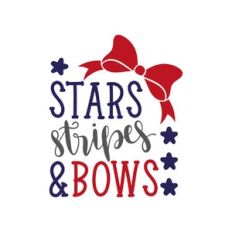stars stripes and bows