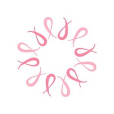 cancer ribbons monogram frame
