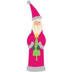 folk art santa