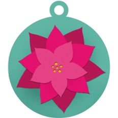 poinsettia tag