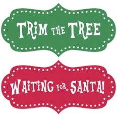 christmas labels