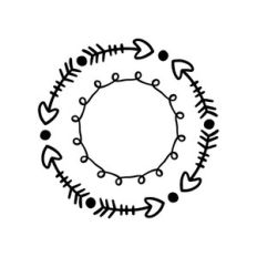 2 monogram frames