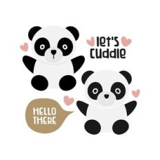 panda - let's cuddle