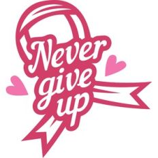 never give up