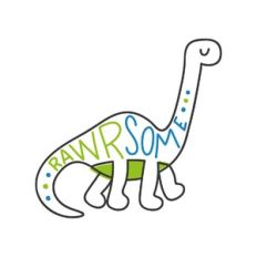 rawrsome dinosaur