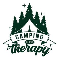 camping is my therapy
