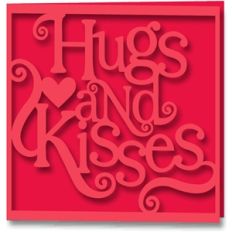 cards hugs and kisses
