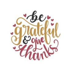 be grateful give and thanks
