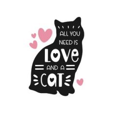 all you need is love and a cat