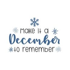 make it a december to remember