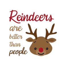 reindeers are better than people
