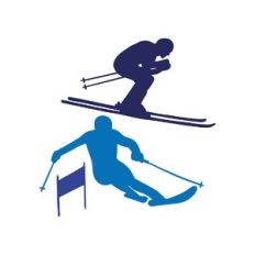 silhouette ski