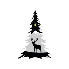 deer in a tree