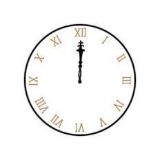 new year clock
