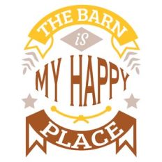 the barn is my happy place
