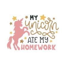 my unicorn ate my homework