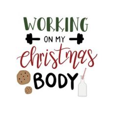 working on my christmas body