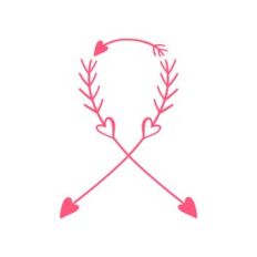 arrow cancer ribbon
