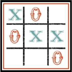 tic tac toe printable pattern