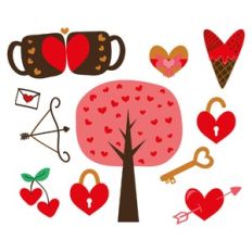 valentines day elements