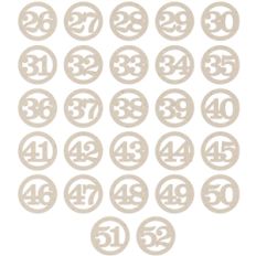 everyday life number circles set 2