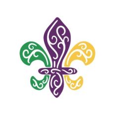 mardi gras fleur de lys