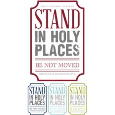 stand in holy places - pandc ticketframe