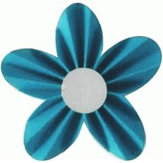 3d accordion pleated flower