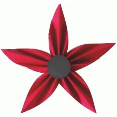 3d accordion pleated flower