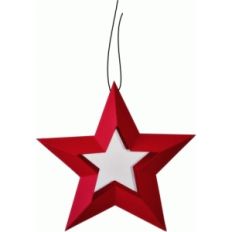 3d hollow star ornament