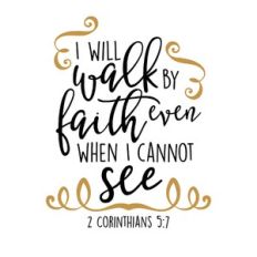 i will walk by faith