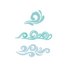 decorative waves