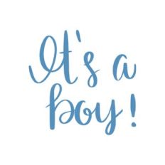 it's a boy
