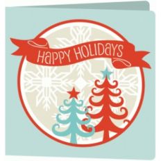 happy holidays card